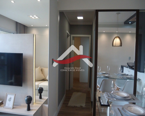 Imagem 9 de 16 de Venda/aluga Jr Mirante Da Colina. Apartamento 53,42 M². Com Piso. 2 Dormitórios, Armários, Varanda Gourmet, 1 Vaga, Lazer.shopping De Serviços - Ap00160 - 69674307