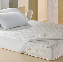 Comprar Protector De Colchón Impermeable 1 Plaza Blanco 1 1\u002F2 Plaza
