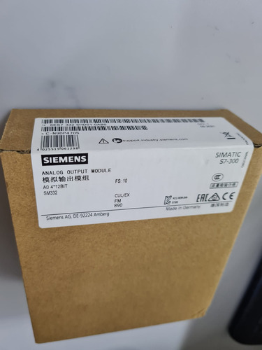Siemens 6es7 332-5hd01-0ab0 Analog Output Sm332