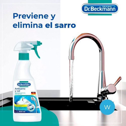 Limpiador Antisarro 500ml Dr. Beckmann Baño Y Cocina