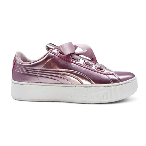 Tenis Puma Vikky Platform Ribbon Mujer Plataforma Moño