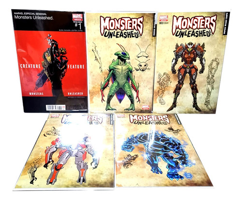 Marvel Grapas - Monsters Unleashed Set Portadas A Elegir