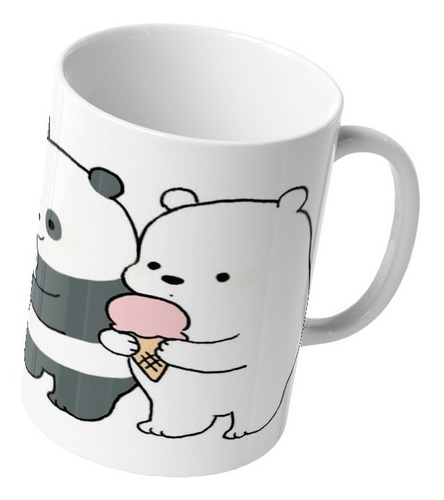 Imagen 2 de 7 de Taza Osos Escandalosos Comiendo Helado Original Nueva Cafe