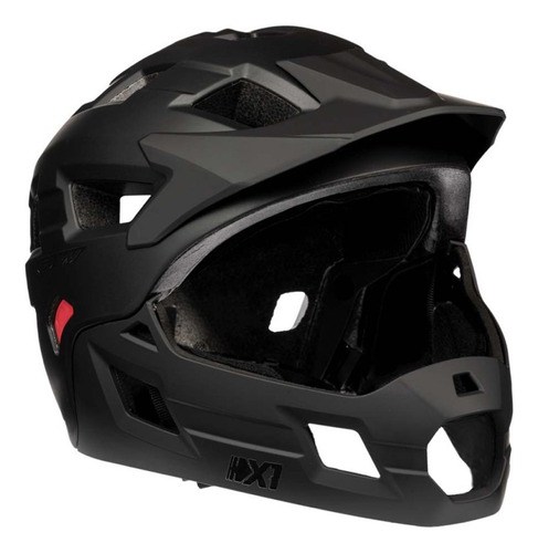 Casco Gw Inf. Bmx Fullface Removible Helmets X1 Negro-morado