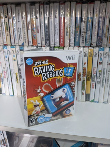 Rayman Raving Rabbids - Tv Party Mídia Física Nintendo Wii