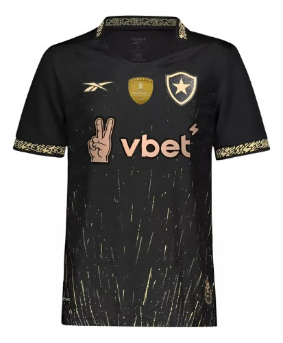 Camisa Botafogo 24/25 Com Patch Campeão E Patrocínio Novo