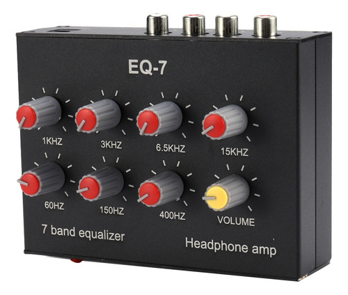 Amplificador De Auriculares Eq-7 Para Coche, Ecualizador Eq