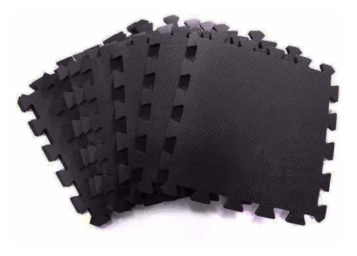 Imagen 2 de 7 de Pack X4 Piso Goma Alto Transito Encastrable Crossfit Pesas