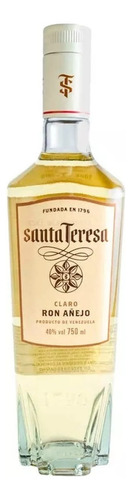 Ron Santa Teresa Claro Añejo 750ml 40% Origen Venezuela