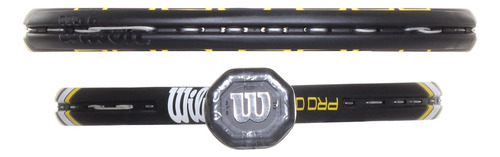 Raqueta De Tenis Wilson Pro Open 100 Grip 4 1/4 Encordada + Antivibrador Grafito De Alta Gama 299 Gramos Profesional