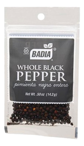 Badia Pimienta Negra Entera 14,2 Gr