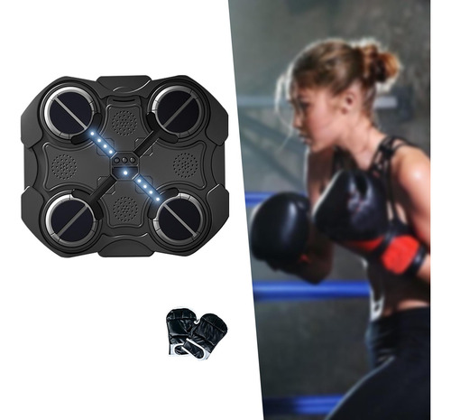 Máquina De Boxeo Musical Tren De Boxeo Electrónico Negro