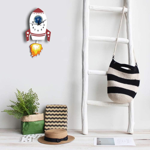 Reloj De Pared Muda De Dibujos Animados De Restokki, Reloj D