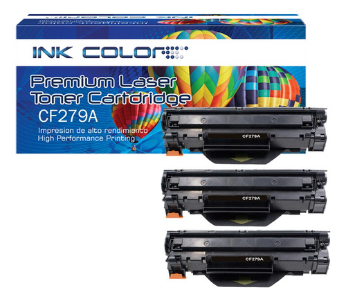 Pack 3 Toner Generico Para 79a Cf279a  M12a M12w M26a M26nw