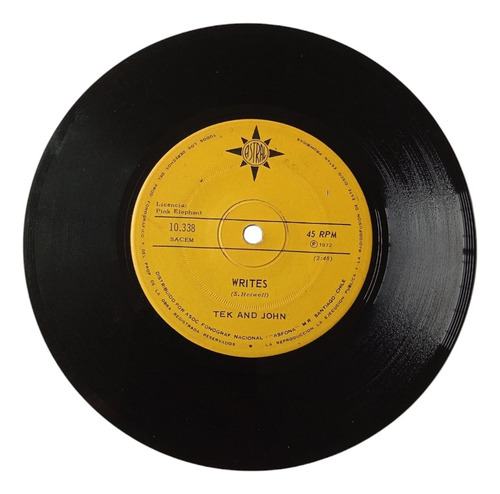 Vinilo Ep - Tek And John -- How Do You Do ( A21 (Usado)