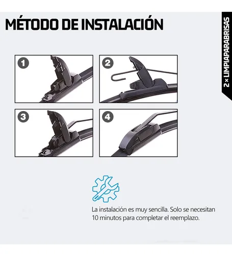 Plumillas Limpiaparabrisas Para Chevrolet Onix 2012-2019