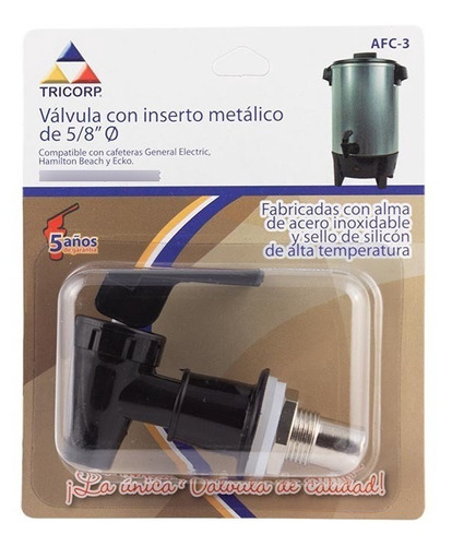 Llave De Repuesto Para Cafetera C/inserto Metálico De 5/8 Eg