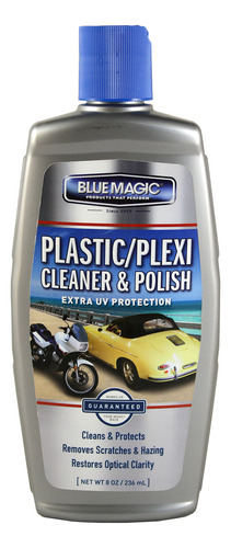 Crema Limpiadora Y Pulidora Plástico Y Plexiglás 8 Oz 6 Pzs
