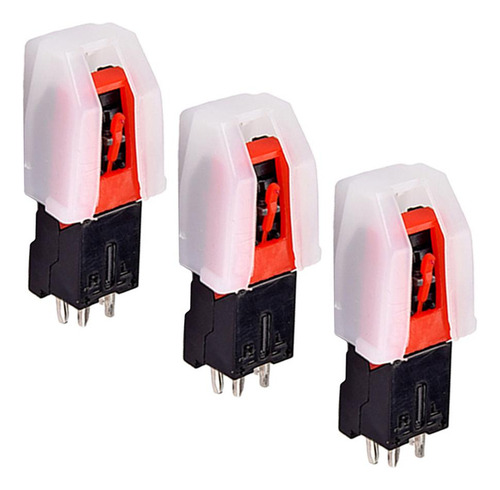 Paquete De 3 Agujas De For Tocadiscos For Tocadiscos De