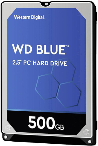 Disco Duro 500gb Wd Blue Wd5000lpcx Sata 3 2.5 Laptop Ps4 