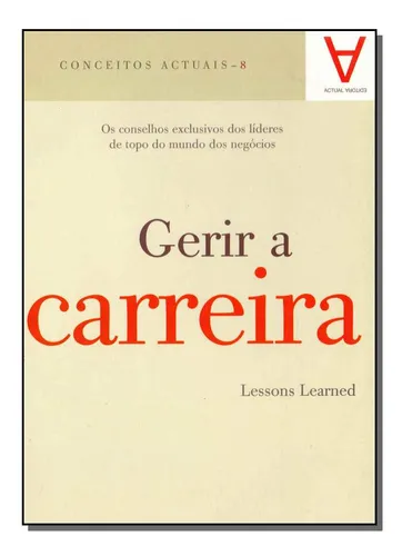 comprar Gerir A Carreira - Os Conselho Learned, Lessons