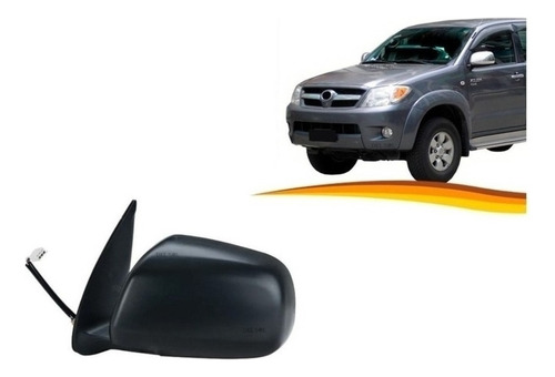 Espejo  Negro Electrico Toyota Hilux 2005 2010