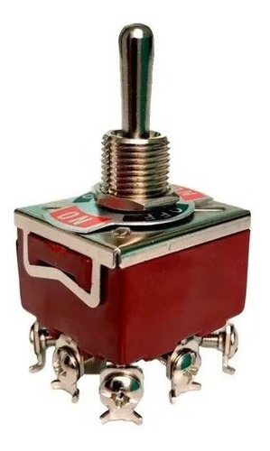 Interruptor Switch Selector De Palanca 9 Patas 2 Polos 15amp