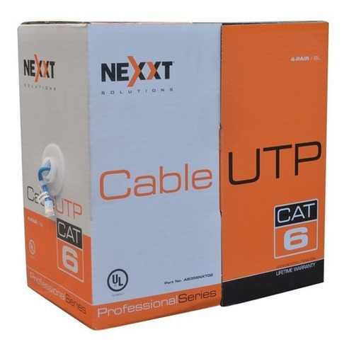 Cable Utp Cas Nexxt 798302030022 Cat5e Trenzado 305m Azul /v