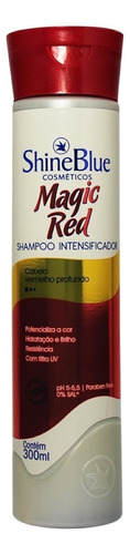Shampoo Intensificador Magic Red 300ml Shine Blue