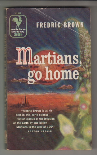 1956 Ciencia Ficcion Fredric Brown Martians Go Home Vintage