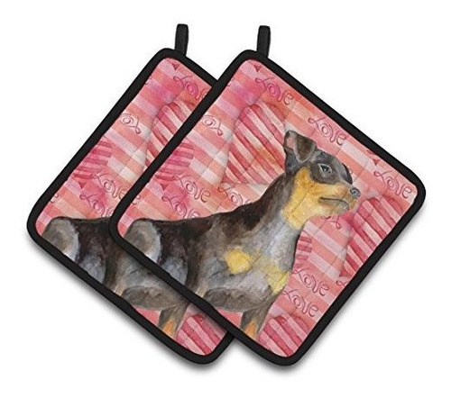 Tesoros De Caroline Bb9811pthd Pinscher Miniatura 2 Love Dec