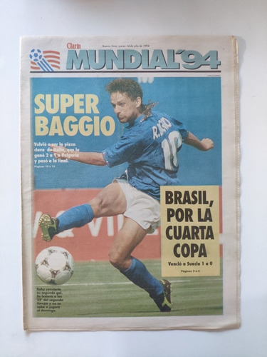 Diario Clarín Mundial Usa 94 Cobertura Completa 32 Ejs (Usado)
