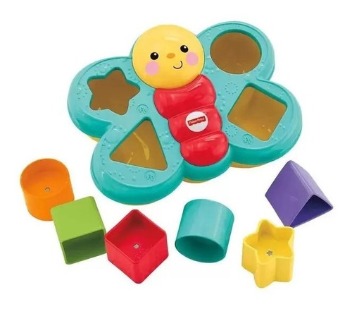 Brinquedo Para Bebê Fisher Price Encaixa Borboleta 6m