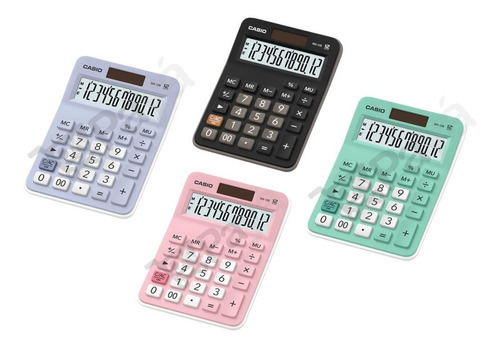 Imagen 2 de 2 de Calculadora Casio Mx-12b-bk Color Lavanda