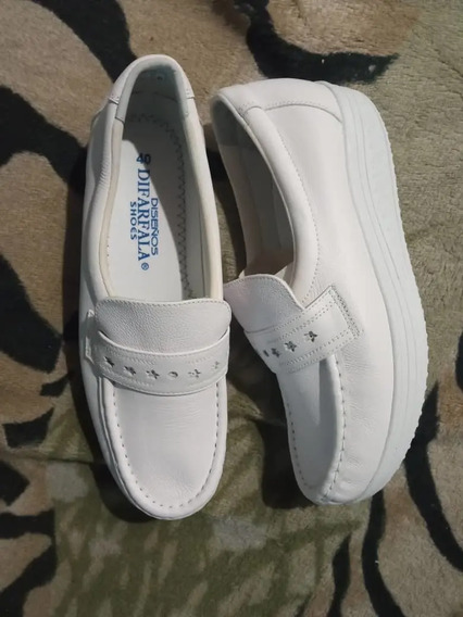 Zapatos Enfermeras Blancos | MercadoLibre 📦