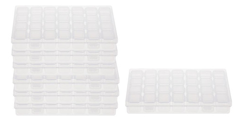 196x Caja De Almacenamiento De Plástico Caja Organizador
