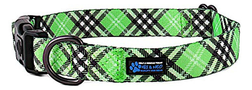 Max Y Neo Plaid Pattern Neo Dog Collar - Donamos Un X5y53