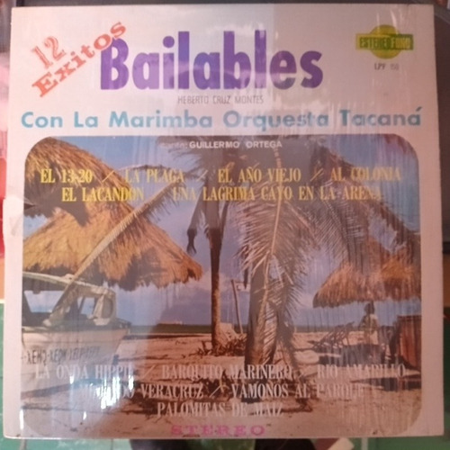 12 Éxitos La Marimba Orquesta Tacaná Vinil,lp,acetato