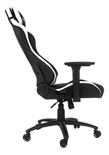 Silla Gamer Profesional Ergonomica Reclinable Premium Color Blanco