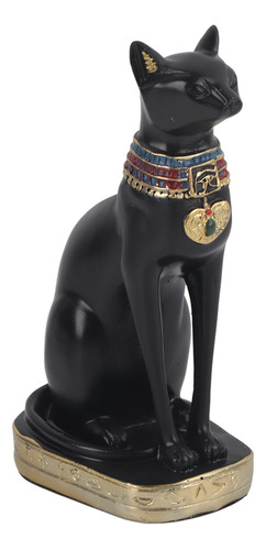 Figura De Estatua De Resina De Gato Egipcio, Adorno Para Hab