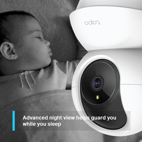 Tp-link, Cámara Ip Wifi Robótica, Full Hd / Audio, Tapo C200 Color Blanco