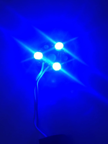 Modulo Led 9w Azul + Driver Peceras Corales Cultivo Plantas