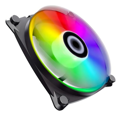 Cooler Fan Gamer Argb Gabinete Pc 120mm 1200rpm Gmx-12-cbb Led Rgb