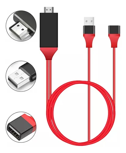 Cable Para Conectar El Celular Al TV USB Tipo C Android Salidad HDMI