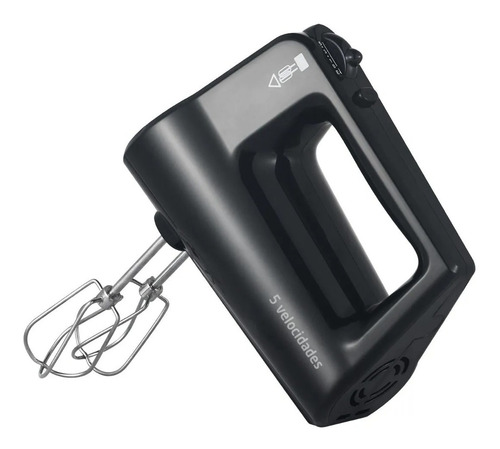 Imagen 2 de 4 de Batidora De Mano Midea/ Negra 400 W