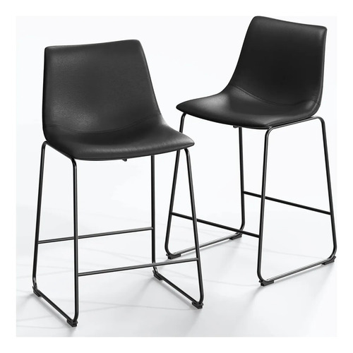 2 Piezas Banco Silla Barra Desayunador Comedor Bar Vanlig®