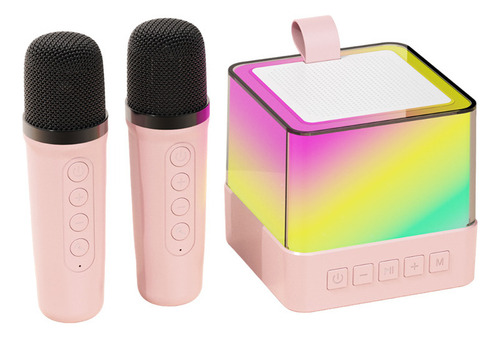 Set De Micrófono Y Altavoz Inalámbricos Mini Karaoke Machine