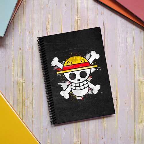 Cuaderno Rayado A5 Tapa Dura Luffy One Piece Gastovic