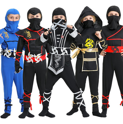 Disfraz De Naruto Akatsuki Ninja Samurai Abrigo Capa Cosplay Ropa