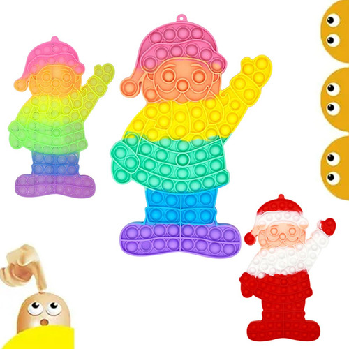 Juego Sensorial Fidget Pop It Fidget Toy Empurre Poppet